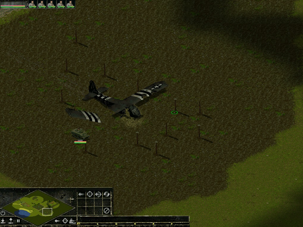 Horsa crashes into the “Rommelspargel”/ Horsa zeschellt an den &quot;Rommelspargel&quot;