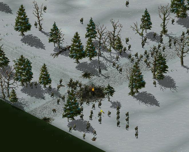 Val Chiese battalion small attack against the bridge and the small village on the another side of the river.