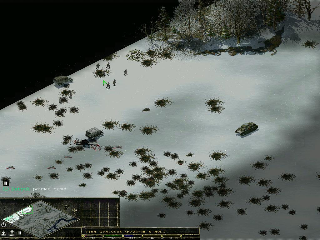 Attacking with molotov cocktails. I have to eliminate the crusing soviet  tanks.