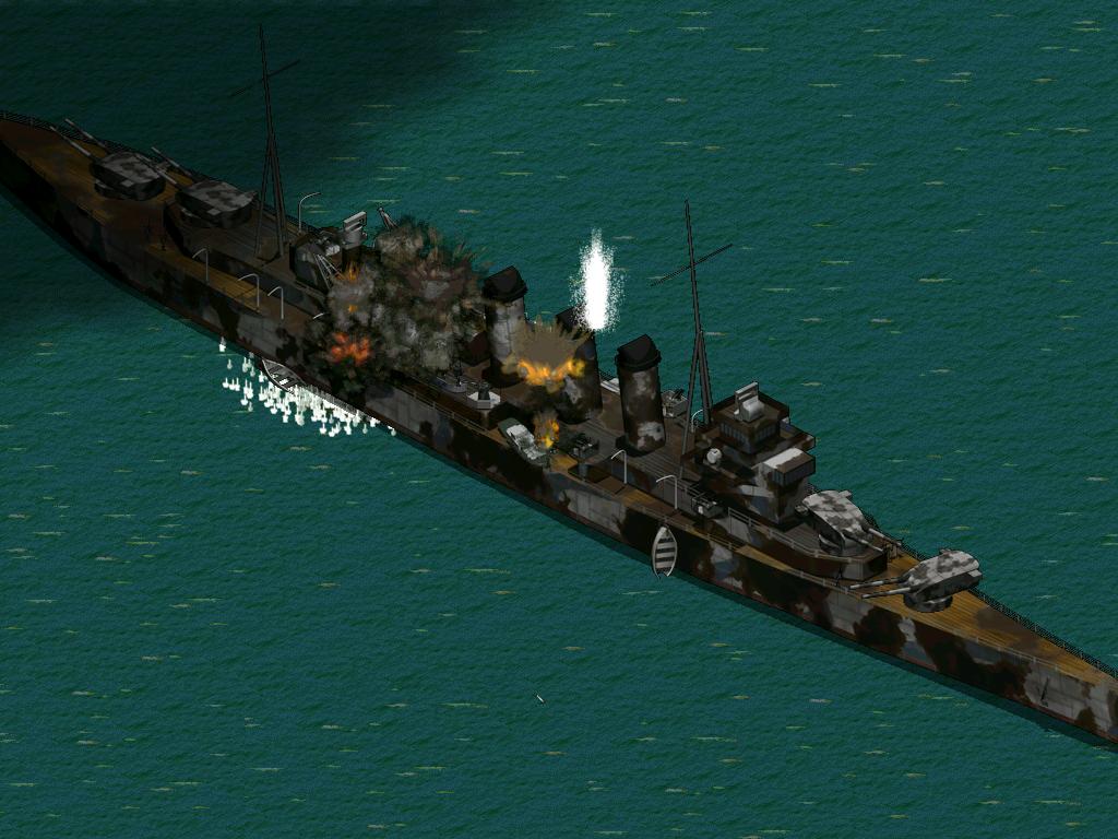 destroyed Heavy Cruiser